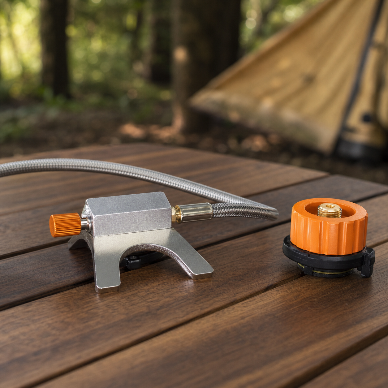 Widesea Portable Outdoor Gas Stove connector detail