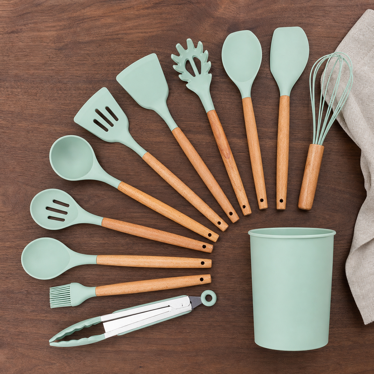 Set flat lay
