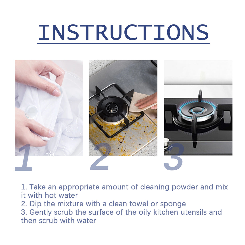 Kitchen Oil-Cleaning Powder