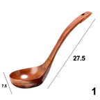 Long-Handled Bamboo Soup Spoon