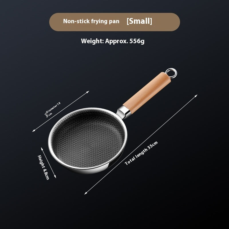 316 Stainless Steel Honeycomb Frying Pan 16cm variant
