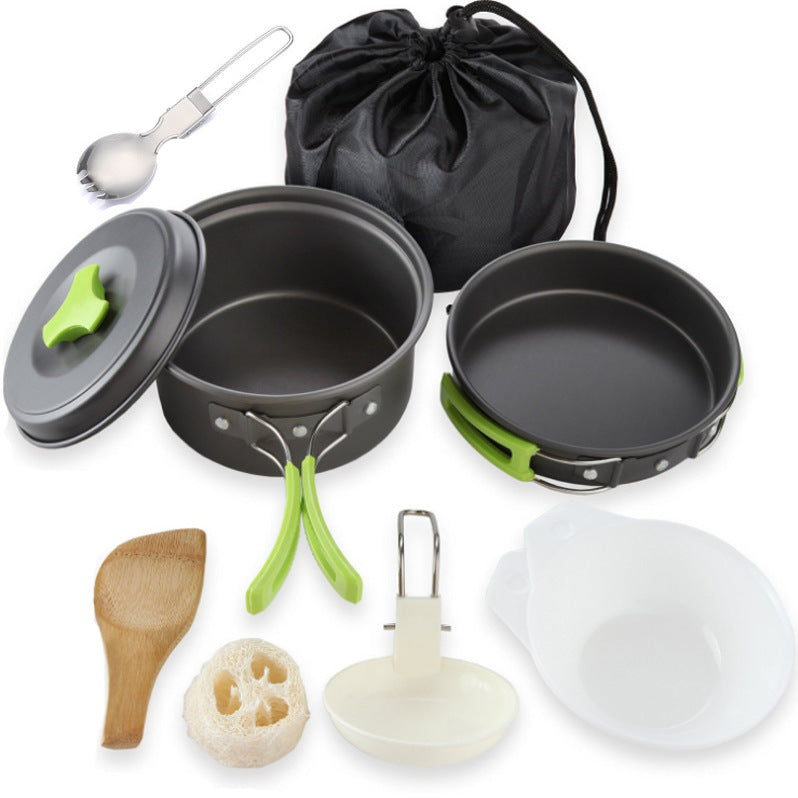 1-2 Person Camping Cookware Set overview