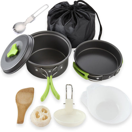 1-2 Person Camping Cookware Set overview