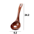 Long-Handled Bamboo Soup Spoon