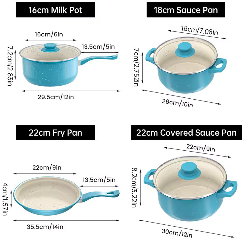 13-Piece Non-Stick Cookware Set