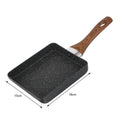 Cookware Fry Egg Pancake Kitchen Pot Mini Non-Stick Pan Black Breakfast Make Frying Pan