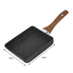 Cookware Fry Egg Pancake Kitchen Pot Mini Non-Stick Pan Black Breakfast Make Frying Pan