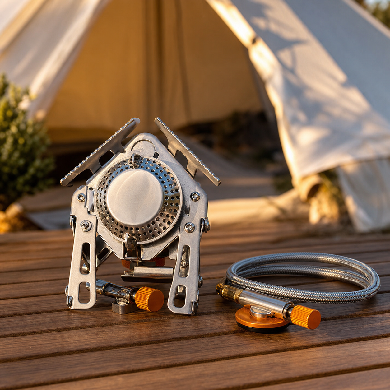 Widesea Portable Outdoor Gas Stove editorial image