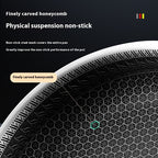 316 Stainless Steel Honeycomb Frying Pan material-detail etched laser matrix