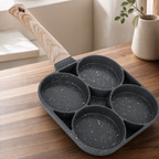 Maifan Stone Egg Frying Pan angled view