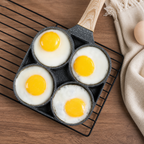 Maifan Stone Egg Frying Pan cooking four eggs