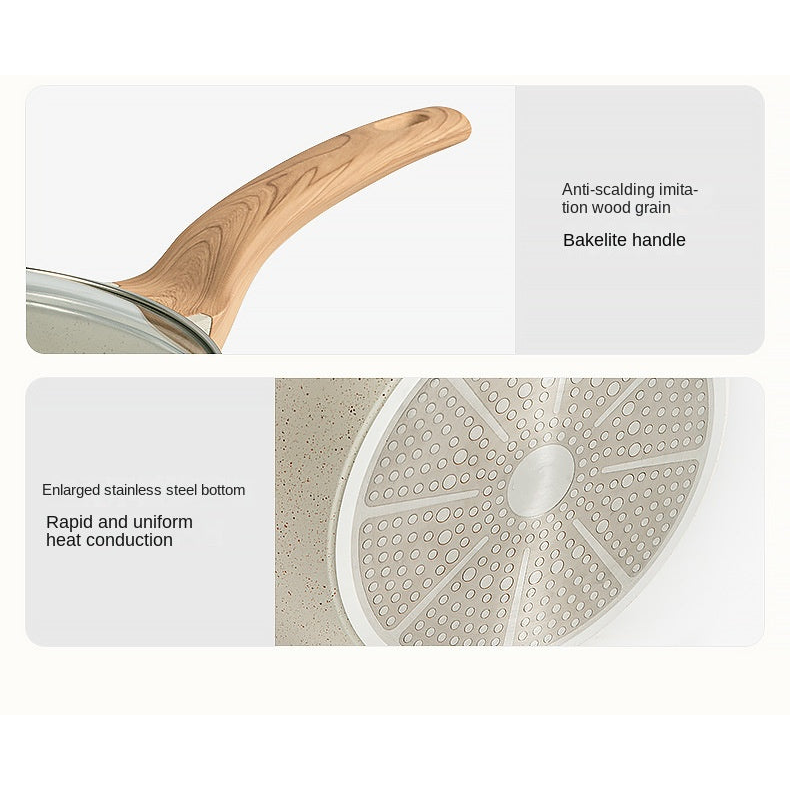Stone cookware set cooking use