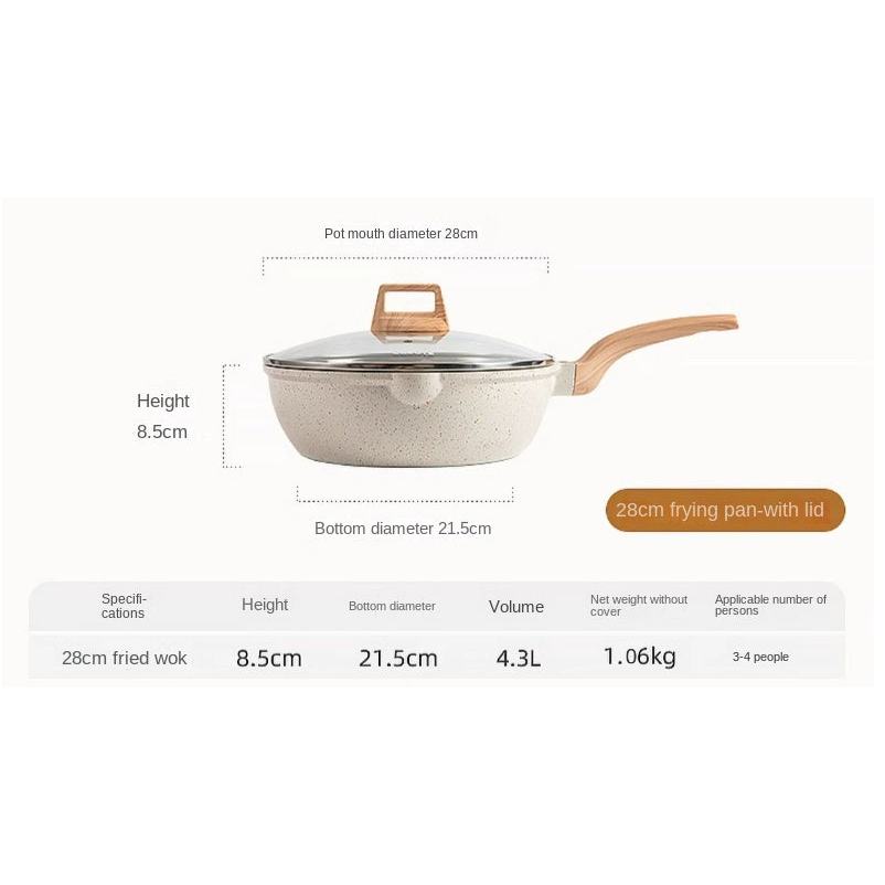 Stone cookware set dimensions