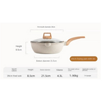 Stone cookware set dimensions